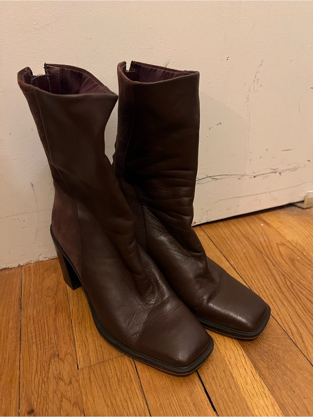 Classic Brown Leather Mid-Calf Women's Boots Sarto